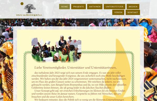 Vorschau von www.senegalhilfe.org, Hilfe für den Senegal e.V.