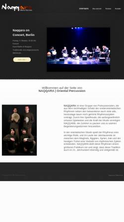 Vorschau der mobilen Webseite www.naqqara-percussion.com, Naqqara Oriental Percussion