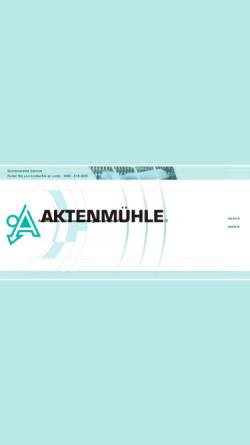 Vorschau der mobilen Webseite aktenvernichtung-deutschland.de, Aktenmühle GmbH
