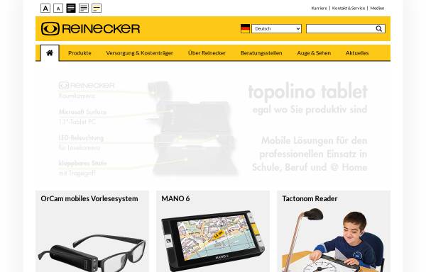 Vorschau von www.reineckervision.de, Reinecker Vision GmbH