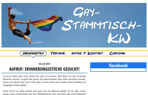 Vorschau von www.gay-stammtisch-kw.de, Gay-Stammtisch-KW