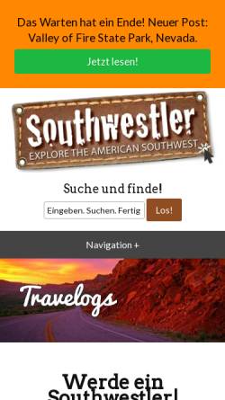 Vorschau der mobilen Webseite www.southwestler.com, Southwestler
