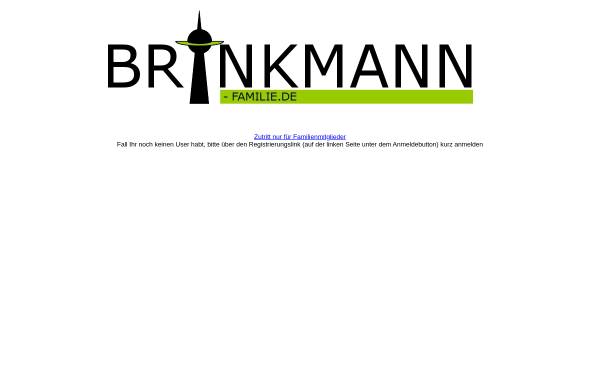 Brinkmann, Familie