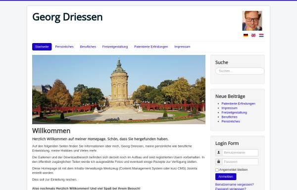 Vorschau von www.driessen-info.de, Driessen, Georg