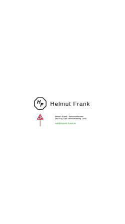 Vorschau der mobilen Webseite www.helmut-frank.de, Frank, Helmut