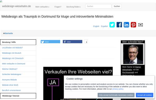 Vorschau von webdesign-wiesehahn.de, Wiesehahn, Rainer