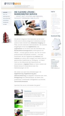 Vorschau der mobilen Webseite www.archivmax.de, ArchivMAX Aktenlagerung und Digitalisierung GmbH