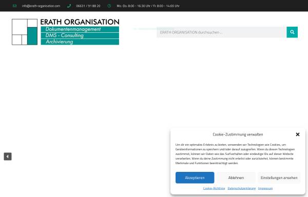 Vorschau von www.erath-organisation.com, Erath Organisation Peter Erath