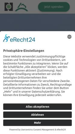 Vorschau der mobilen Webseite www.gfn-harz.de, Gesellschaft zur Förderung des Nationalparks Harz e. V.