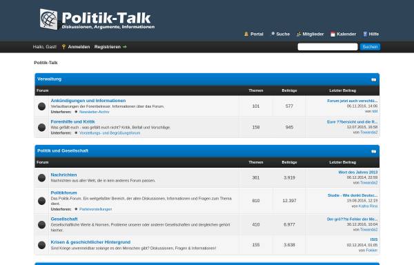 Vorschau von www.politik-talk.net, Polit-Talk