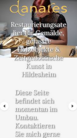 Vorschau der mobilen Webseite www.danares.de, danares