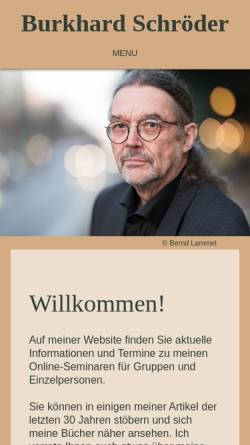 Vorschau der mobilen Webseite www.burks.de, Burkhard Schröder