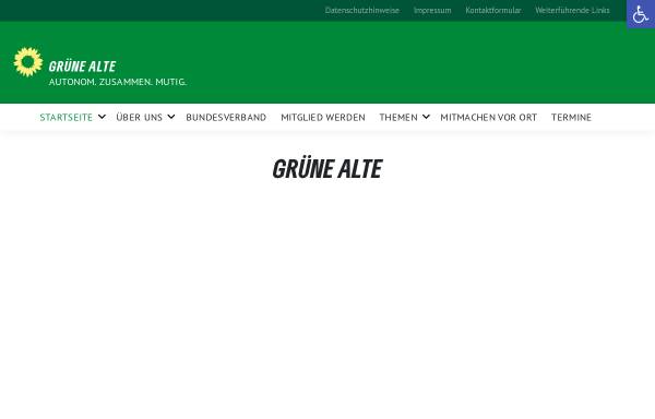 Vorschau von gruene-alte.de, Die Grünen Alten