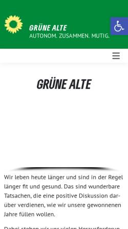 Vorschau der mobilen Webseite gruene-alte.de, Die Grünen Alten