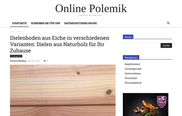 Vorschau von online-polemik.de, Polemik gegen Konzern-Wilkür