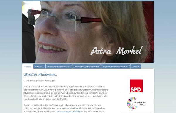 Vorschau von www.petra-merkel.de, Merkel, Petra