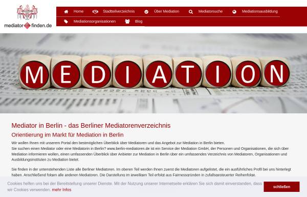 berlin-mediatoren.de Das Mediatorenverzeichnis für Berlin