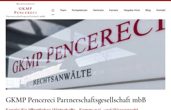 Vorschau von gkmp.de, GKMP Pencereci Partnerschaft Rechtsanwälte Steuerberater Wirtschaftsprüfer