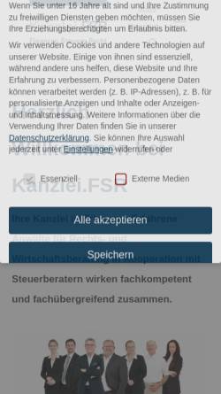 Vorschau der mobilen Webseite www.kanzlei-fsr.de, Kanzlei FSR