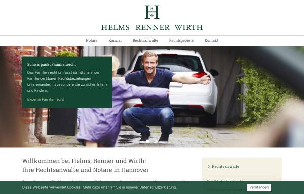 Vorschau von www.rae-helms.de, Helms und Kollegen Rechtsanwälte Hannover