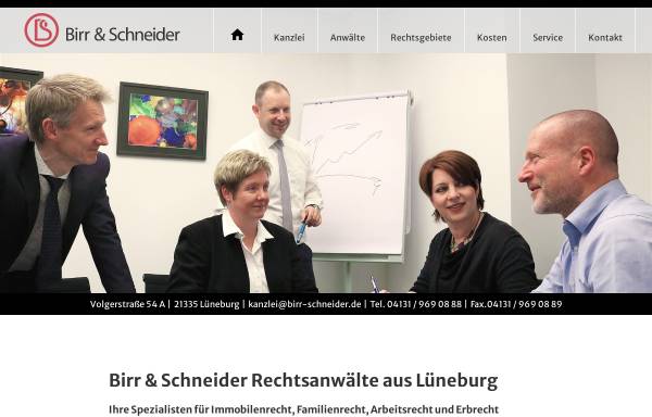 Vorschau von www.birr-schneider.de, Birr & Schneider - Rechtsanwaltssozietät