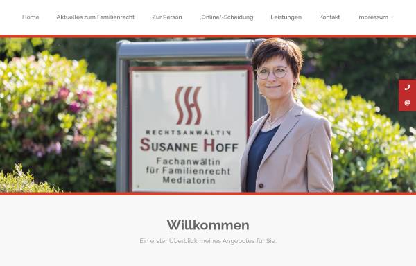 Vorschau von rechtsanwaeltin-hoff.de, Rechtsanwältin Susanne Hoff