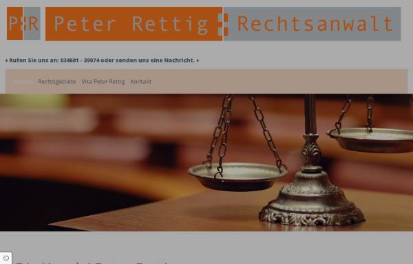 Vorschau von www.rechtsanwalt-rettig.de, Rechtsanwalt Peter Rettig
