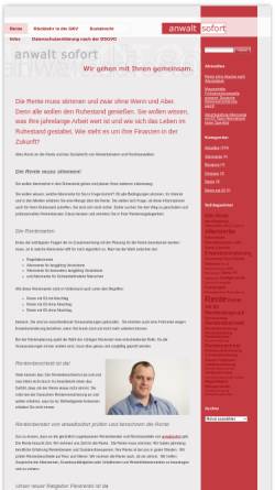 Vorschau der mobilen Webseite anwaltsofort-halle.de, Kanzlei anwalt sofort Peter Knöppel