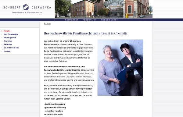 Vorschau von www.fachanwaelte-familienrecht.com, Rechtsanwälte Schubert & Czerwenka