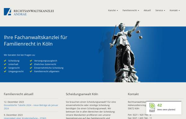 Vorschau von www.kanzlei-andrae.de, Andrae, Christine