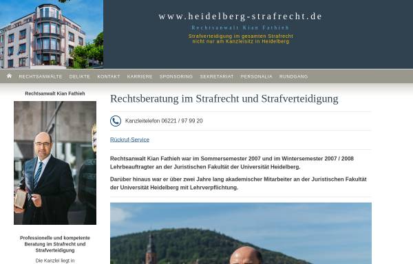 Vorschau von www.heidelberg-strafrecht.de, Rechtsanwalt Kian Fathieh