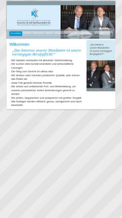 Vorschau der mobilen Webseite www.kammler-koll.at, Kammler & Koll Rechtswälte OG