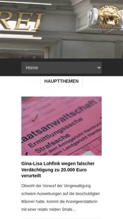Vorschau der mobilen Webseite www.anwalt-strafverteidiger.de, Anwalt & Strafverteidiger Blog