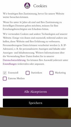 Vorschau der mobilen Webseite www.allionce.de, Allionce e.V.