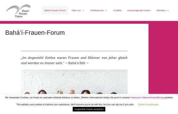 Vorschau von bff.bahai.de, Bahá’í-Frauen-Forum