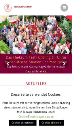 Vorschau der mobilen Webseite www.ttc-hamburg.de, TTC-Hamburg