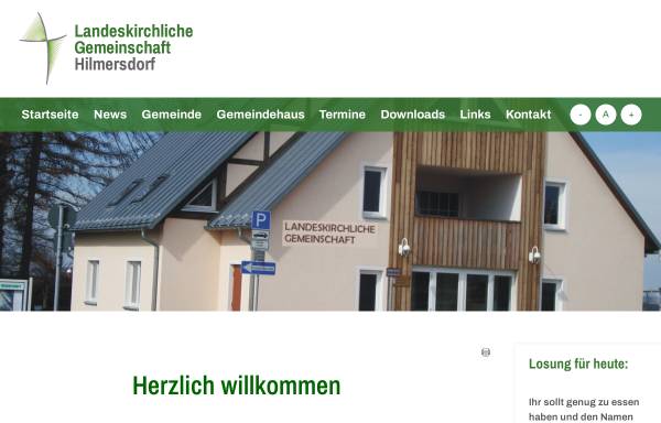 Vorschau von www.lkg-hilmersdorf.de, Landeskirchliche Gemeinschaft (LKG) Hilmersdorf