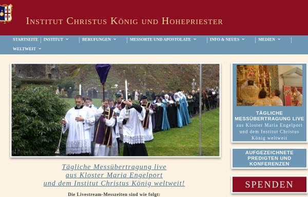 Institut Christus König und Hoherpriester