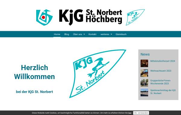 Vorschau von www.kjg-st-norbert.de, KjG St. Norbert Höchberg