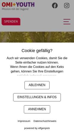 Vorschau der mobilen Webseite www.ins-kloster-gehen.de, Ins Kloster gehen...