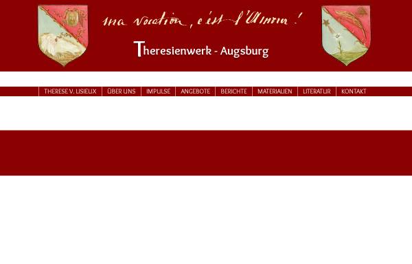 Vorschau von www.theresienwerk.de, Therese von Lisieux