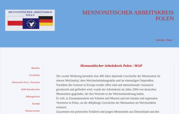 Vorschau von www.mennonitischerarbeitskreispolen.de, Mennonitischer Arbeitskreis Polen