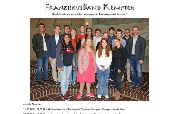 Vorschau von www.franziskusband.de, NGL aus Kempten