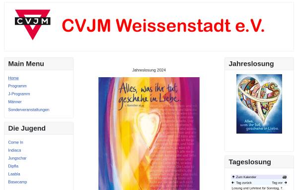 Vorschau von www.cvjm-weissenstadt.de, CVJM Weißenstadt