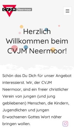 Vorschau der mobilen Webseite www.cvjm-neermoor.de, CVJM Neermoor e.V.