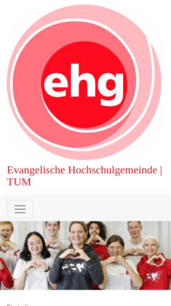 Vorschau der mobilen Webseite www.ehg-tum.de, München TUM - EHG