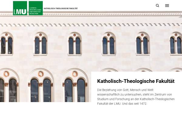 Vorschau von www.kaththeol.uni-muenchen.de, Archiv für katholisches Kirchenrecht