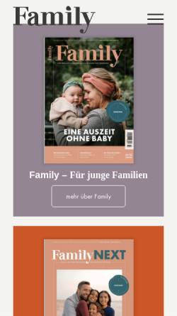 Vorschau der mobilen Webseite www.family.de, Family