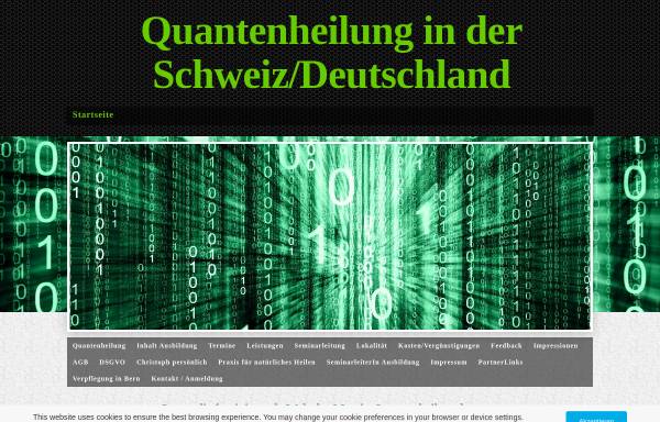 Vorschau von www.matrix-quantenheilung.ch, Christoph Forrer und Diana Gampp