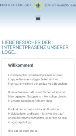 Vorschau der mobilen Webseite zum-schwarzen-baer.de, Zum Schwarzen Bär